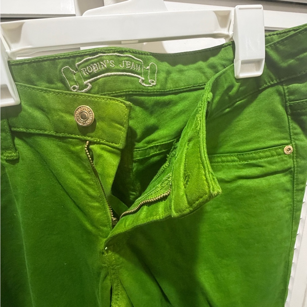 Robin's Jean Lush Green Denim - Picture 2 of 2